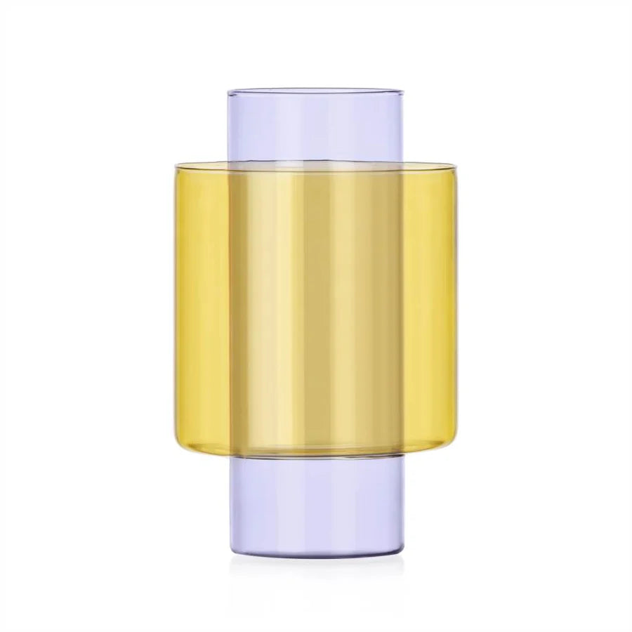 Ichendorf Milano Boreale Vaso C Giallo in Vero Borosilicato
