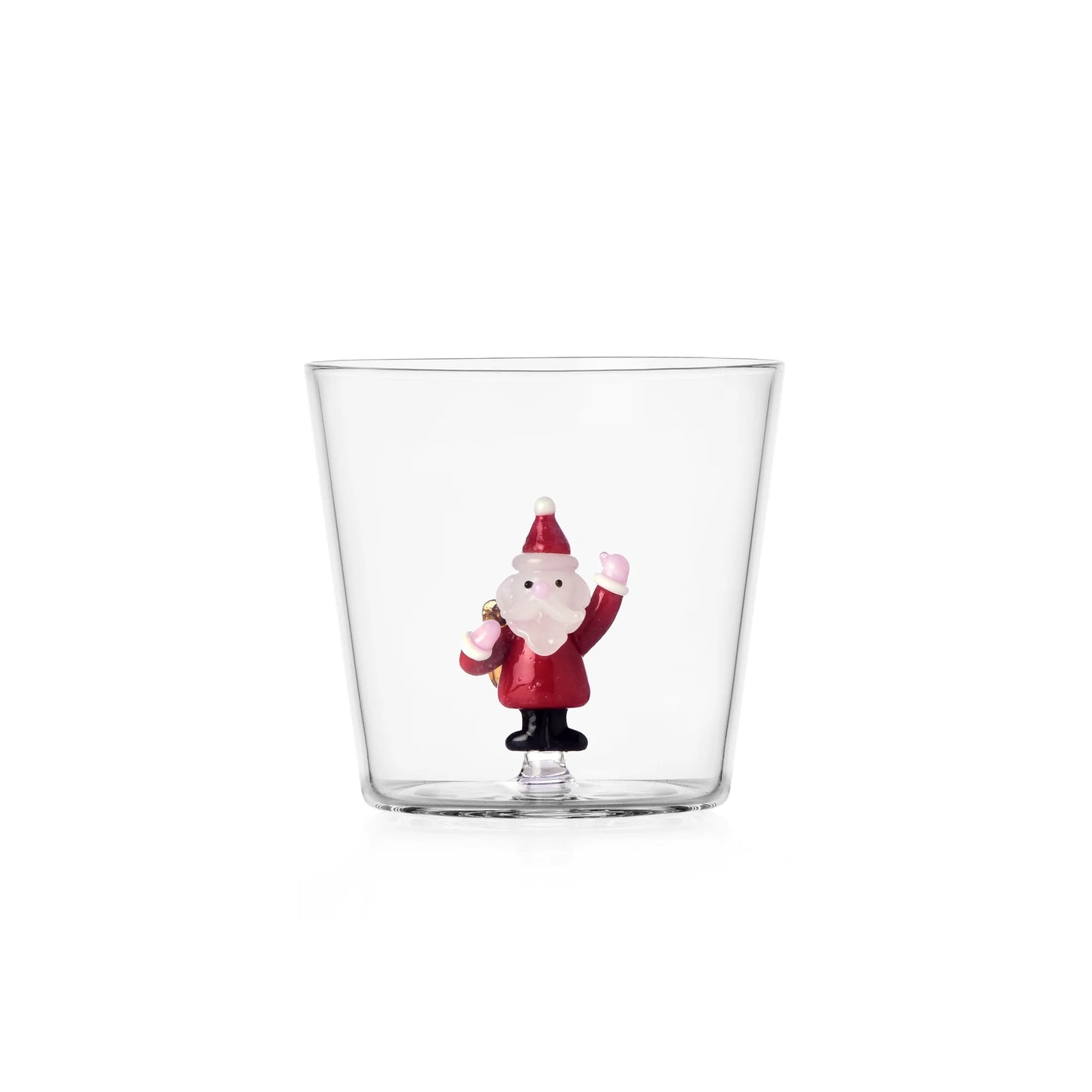 Ichendorf Milano Christmas Tales Tumbler Babbo Natale con Sacco in Vetro