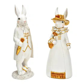 🐰 Wurm Coniglio Uomo in Polietilene Bianco – 13x11x36 cm