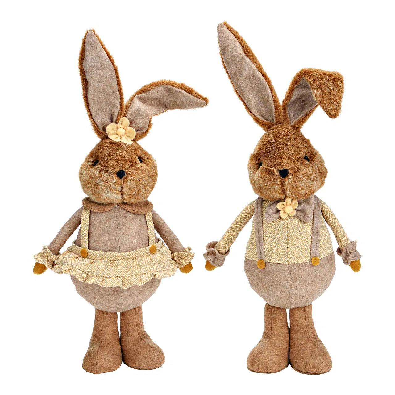 🐰 Wurm Coniglietto in Tessuto – Marrone – 20x50x10 cm