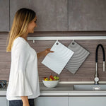 Guzzini Set 2 Taglieri con Base Ripples
