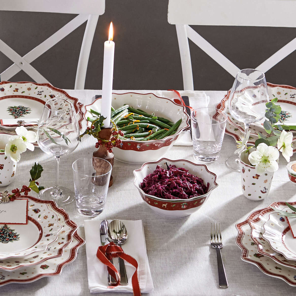 Villeroy & Boch Toy's Delight Insalatiera/Ciotola Media rossa, 1,4 l, Premium Porcelain