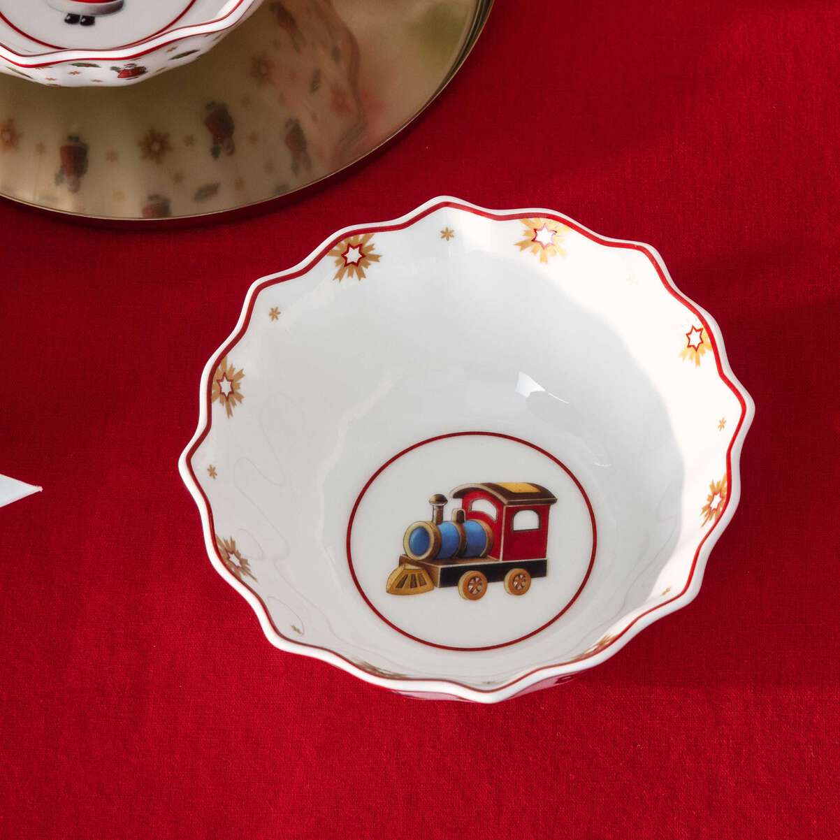 Villeroy & Boch Toy's Delight Set da colazione Locomotiva, multicolore, Premium Porcelain