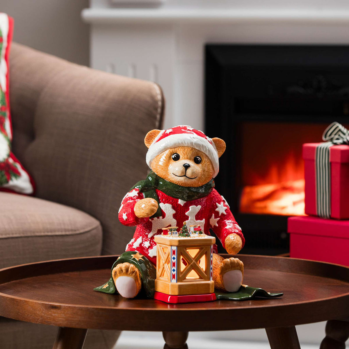 Villeroy & Boch Christmas Toys Statuetta Natale Multicolore, porcellana