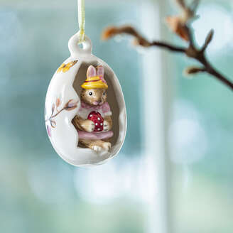 Villeroy & Boch Bunny Tales Uovo Decorativo Anna Fiori Rosa