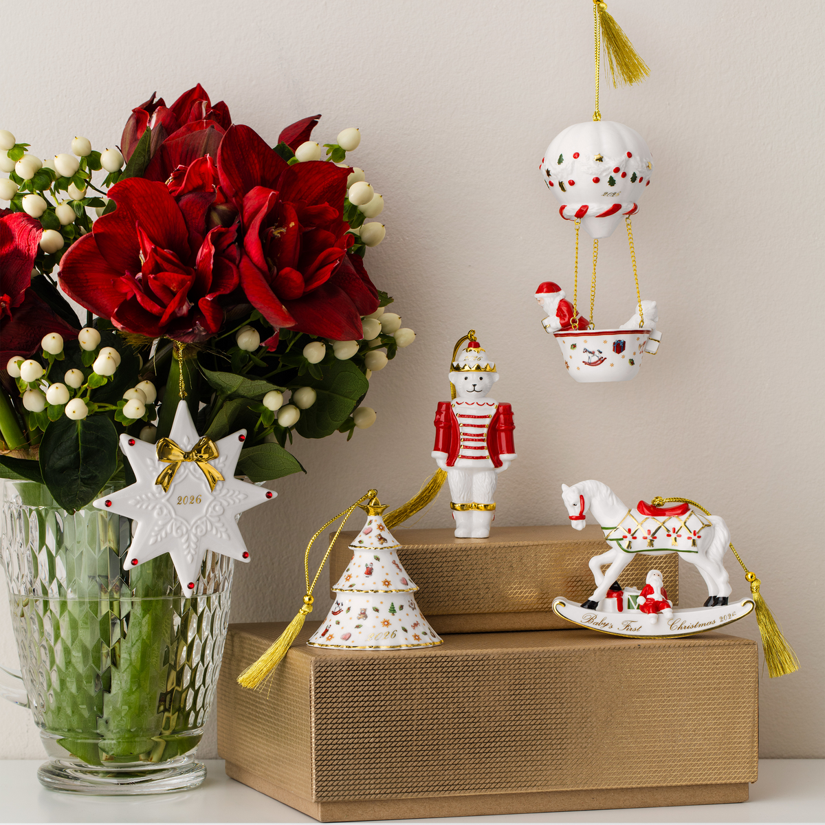 Villeroy & Boch Christmas Classics Addobbi natalizi Oro, Premium Porcelain Albero Natale 2026