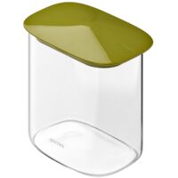 GUZZINI Barattolo Rettangolare Fresh & Style 1.300 Ml Vetro Tappo Verde