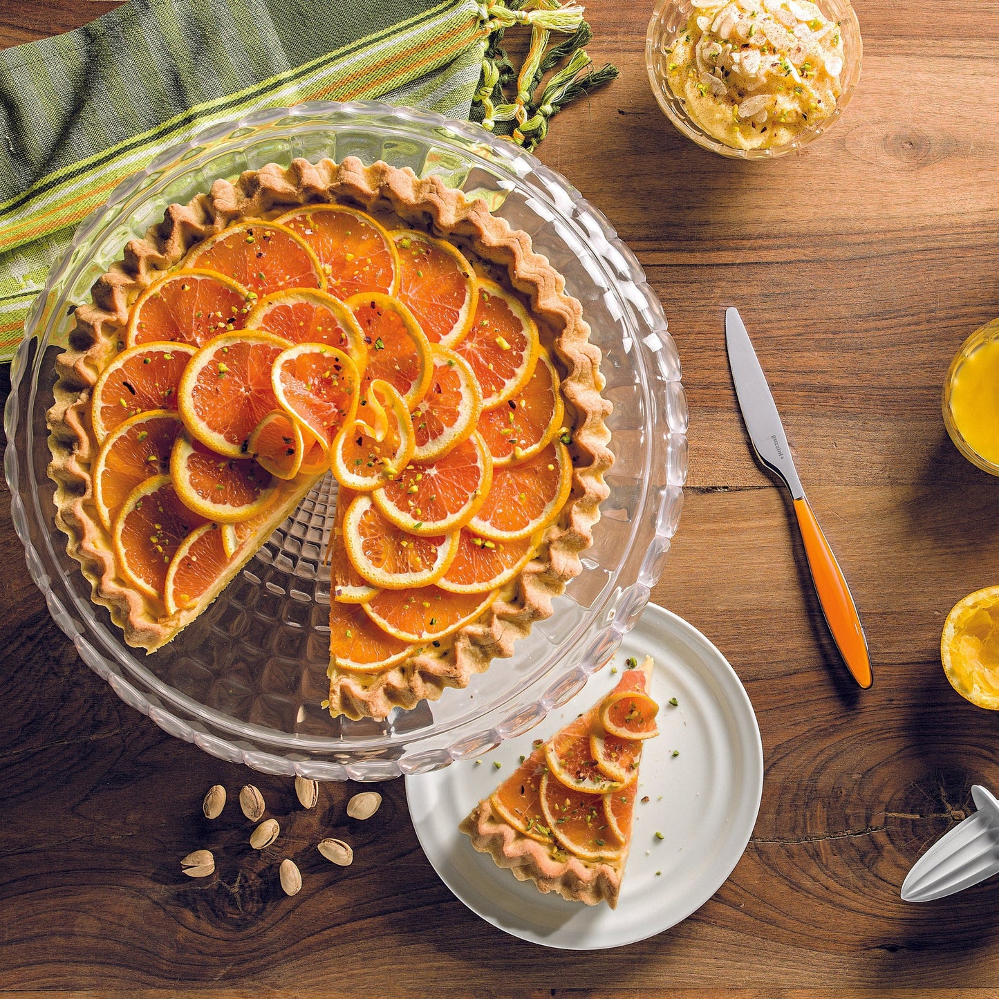 Guzzini Set Tortiera Grande Tiffany in Resina D36 cm