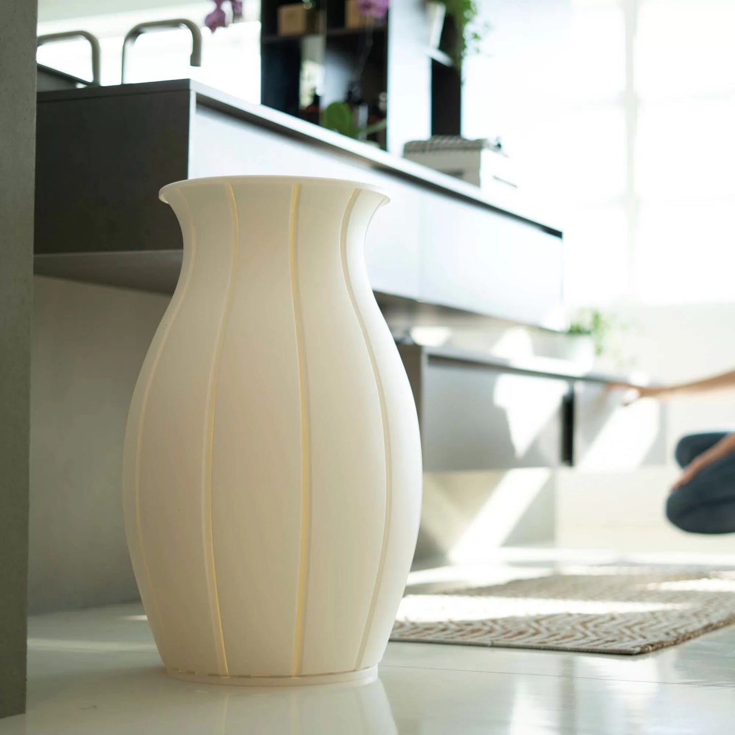 Guzzini Portabiancheria Ninfea in Plastica Riciclata 63lt