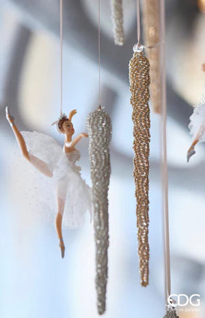 EDG Enzo De Gasperi Addobbo Ghiacciolo Lucente H23 cm