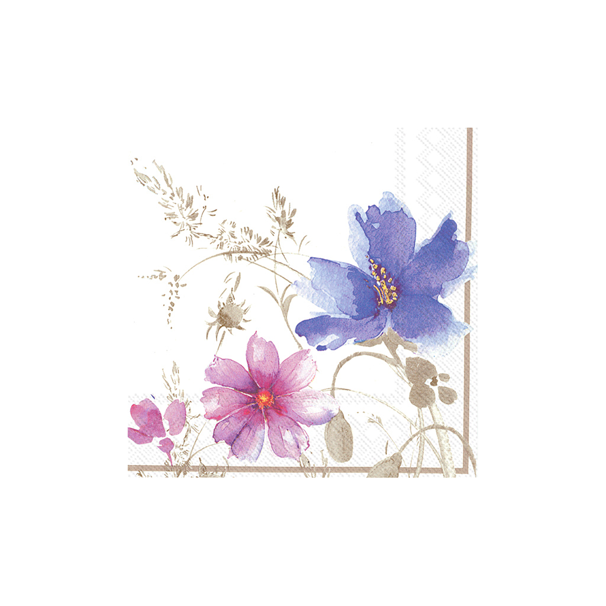 VILLEROY & BOCH Mariefleur Tovaglioli multicolore, 32,5 x 32,5 x 1 mm, carta