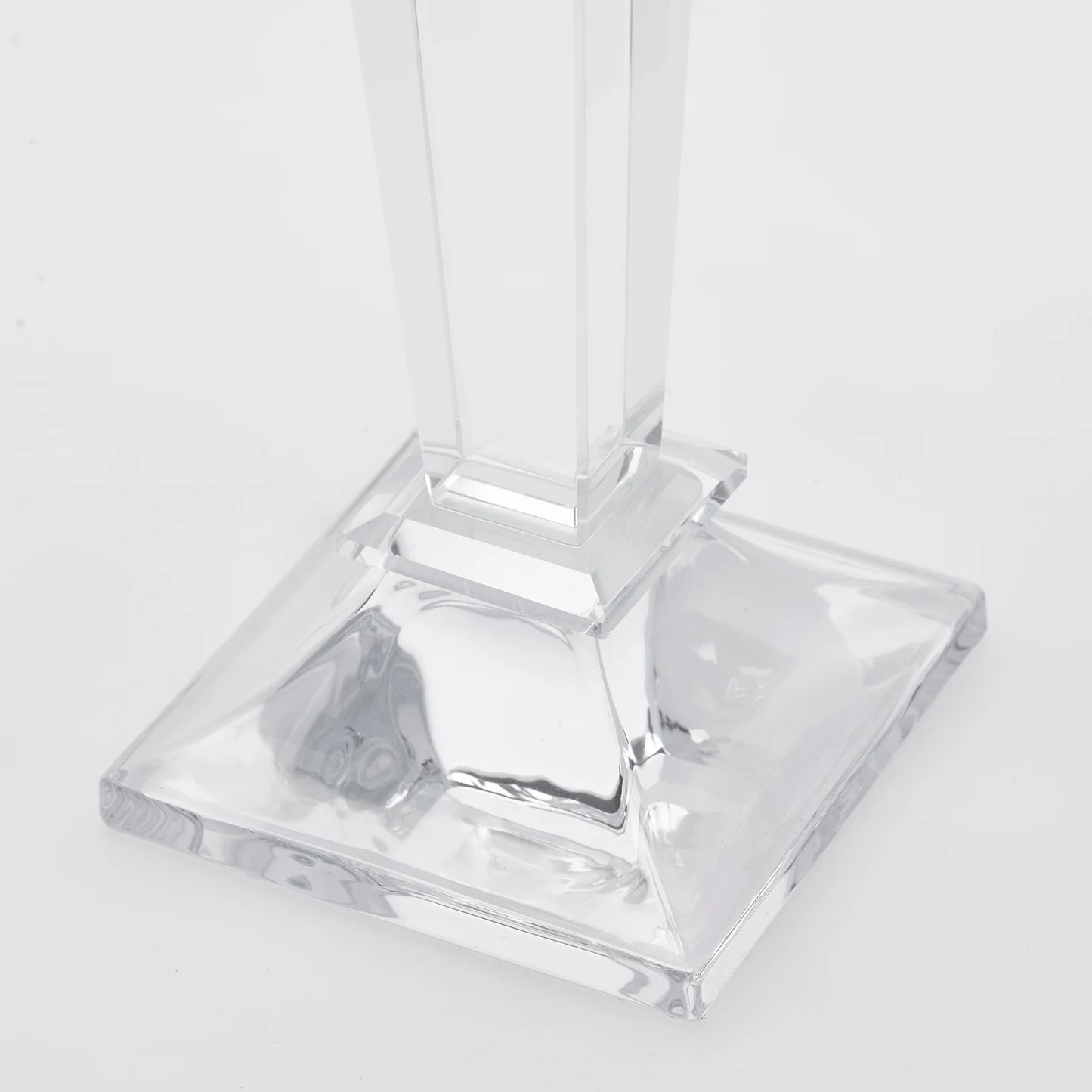 EDG Enzo De Gasperi Portacandela Crystal Quadrato H24 cm