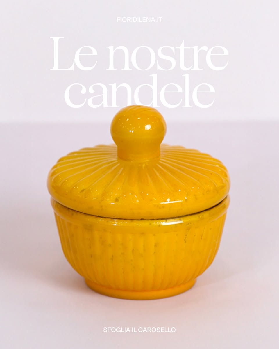 CANDELA COFANETTO GIALLO
