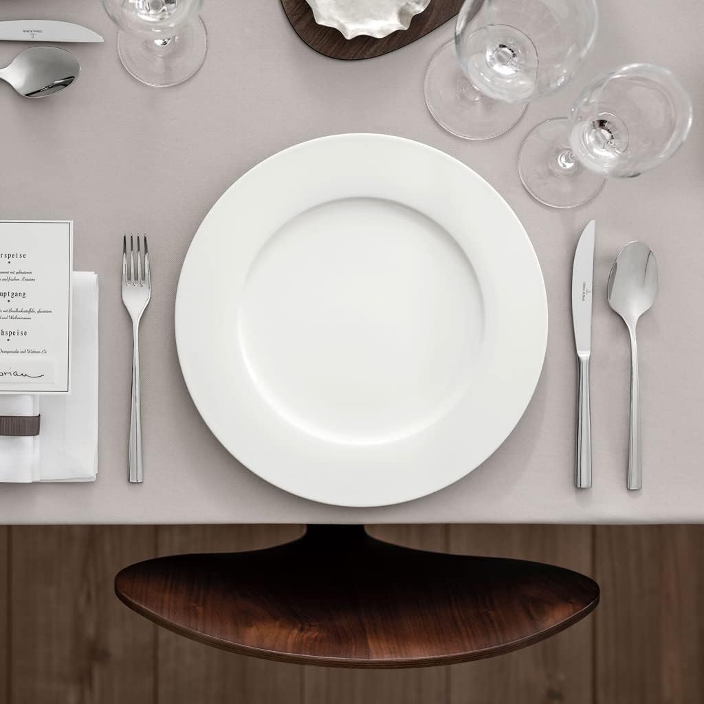 Villeroy & Boch Royal Piatto Gourmet, 30 cm, Porcellana Premium Bone, Bianco