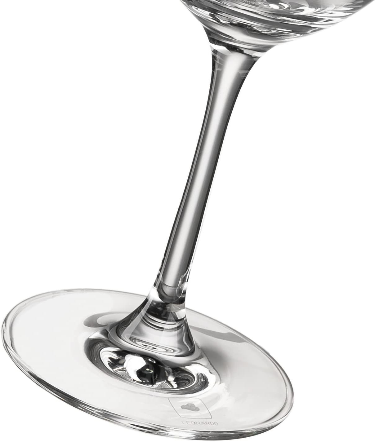 Leonardo Casella 061799 - Set di 6 calici da vino con motivi, lavabili in lavastoviglie, per vino rosso, calice da vino bianco, 430 ml