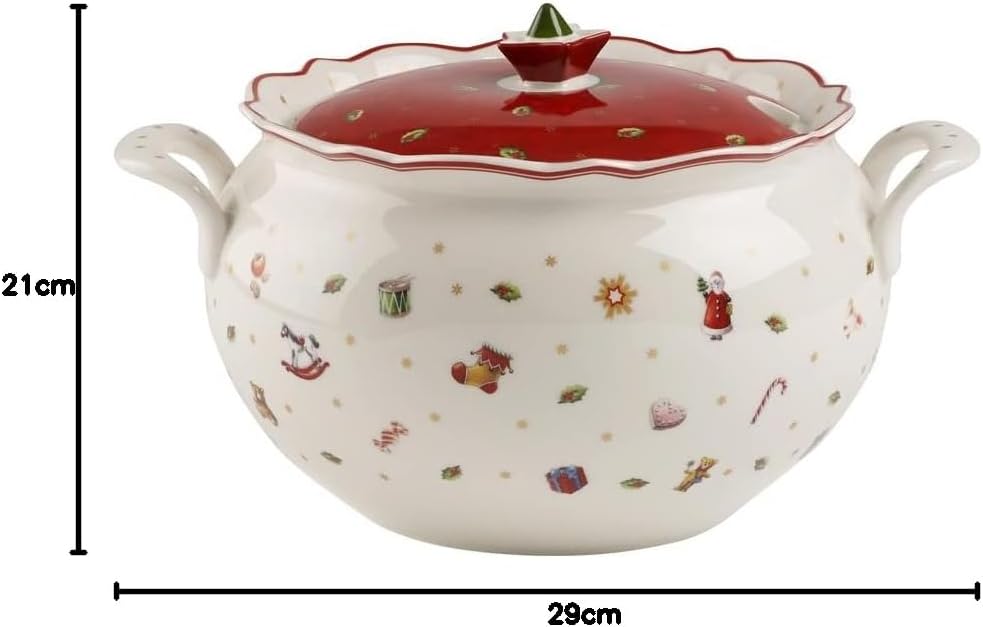 Villeroy & Boch Toy's Delight Zuppiera,Terrina, Porcellana, Bianco/Multicolore