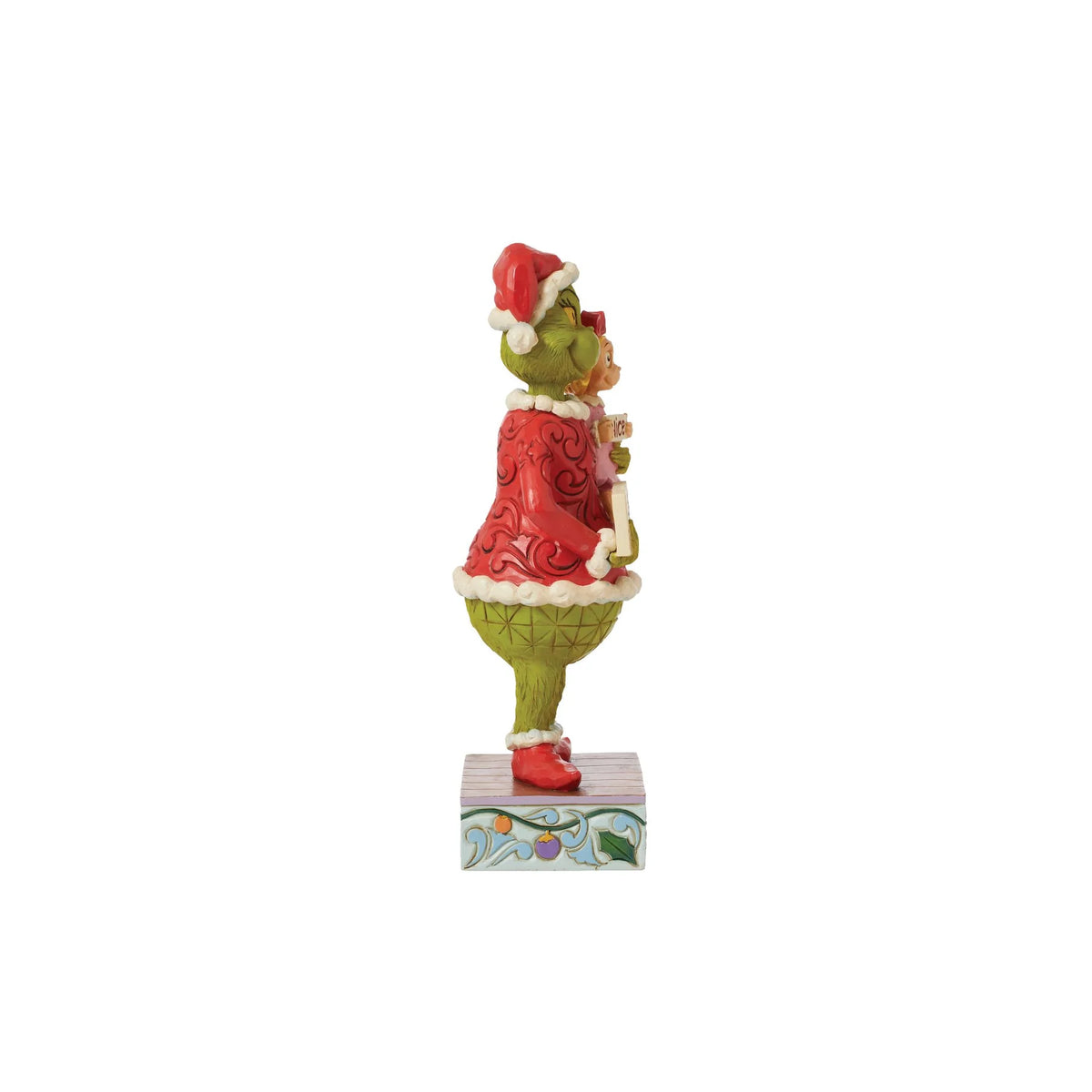 ENESCO Grinch e di Cindy Lou con cartello - Grinch by Jim Shore