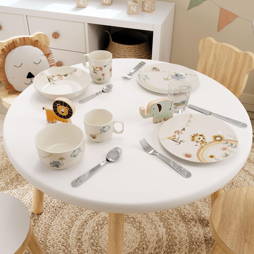 Villeroy & Boch - Boho kids Roar like a lion bicchiere per bambini, set di 2 bicchieri, bicchieri per bambini, cristallo