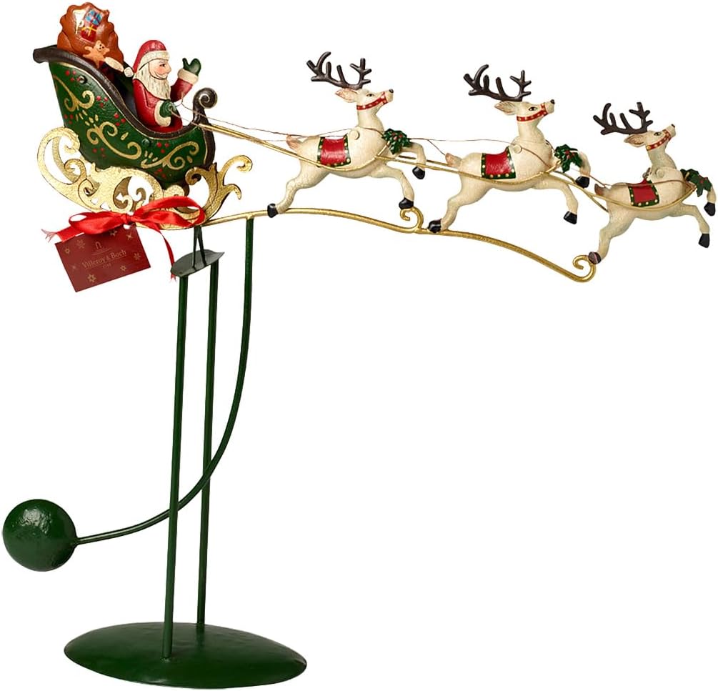 Villeroy & Boch - Winter Collage Accessoires Slittino a dondolo, multicolore, 48 x 11,5 x 50 cm
