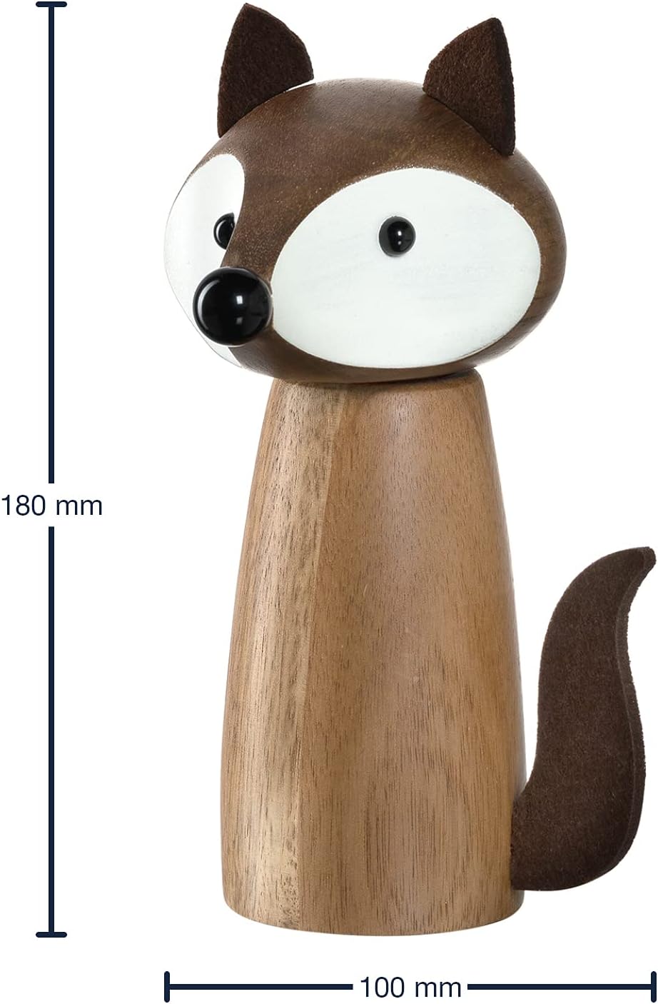 LEONARDO HOME CUCINA Macinaspezie Legno Marrone Volpe