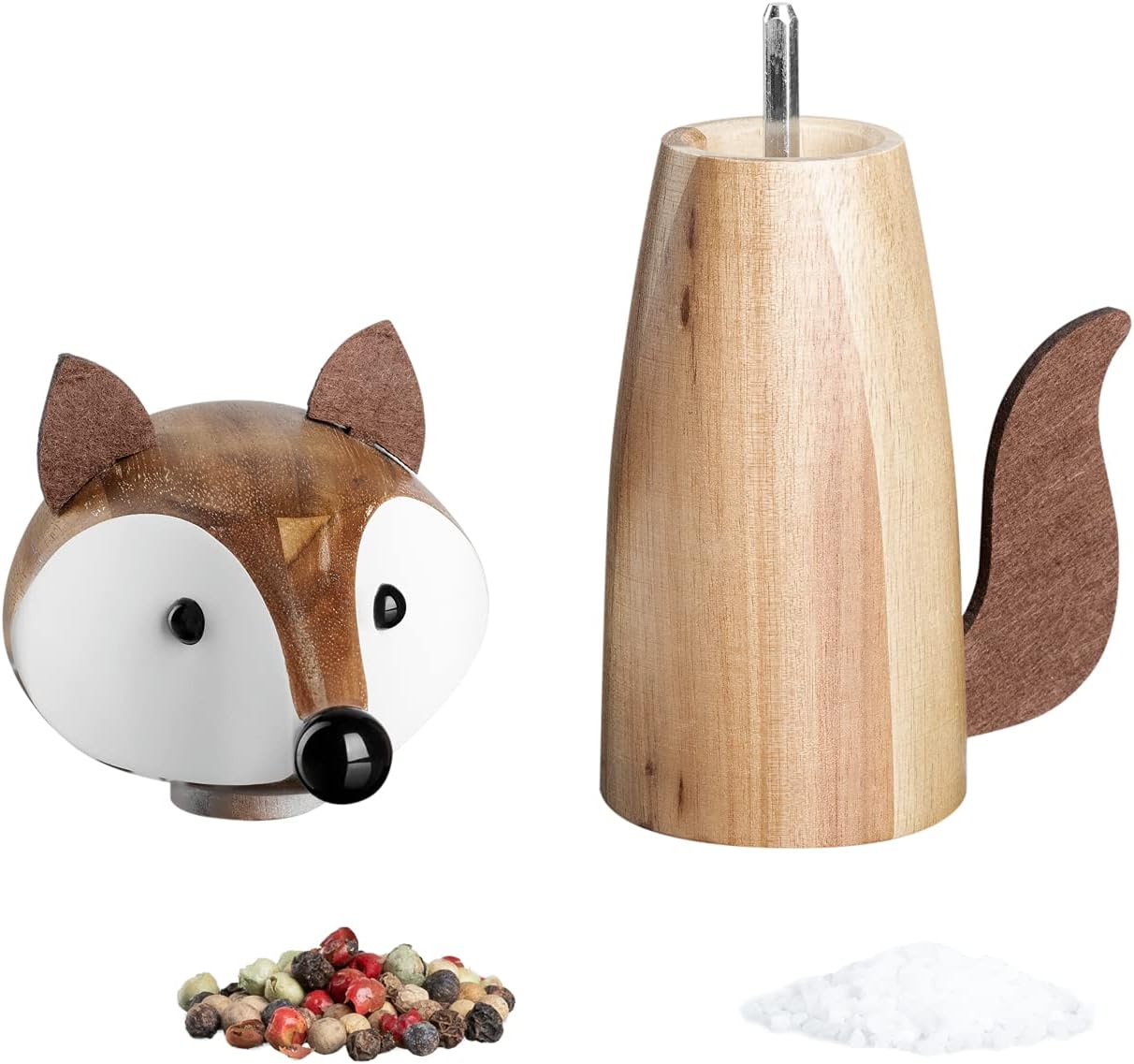 LEONARDO HOME CUCINA Macinaspezie Legno Marrone Volpe