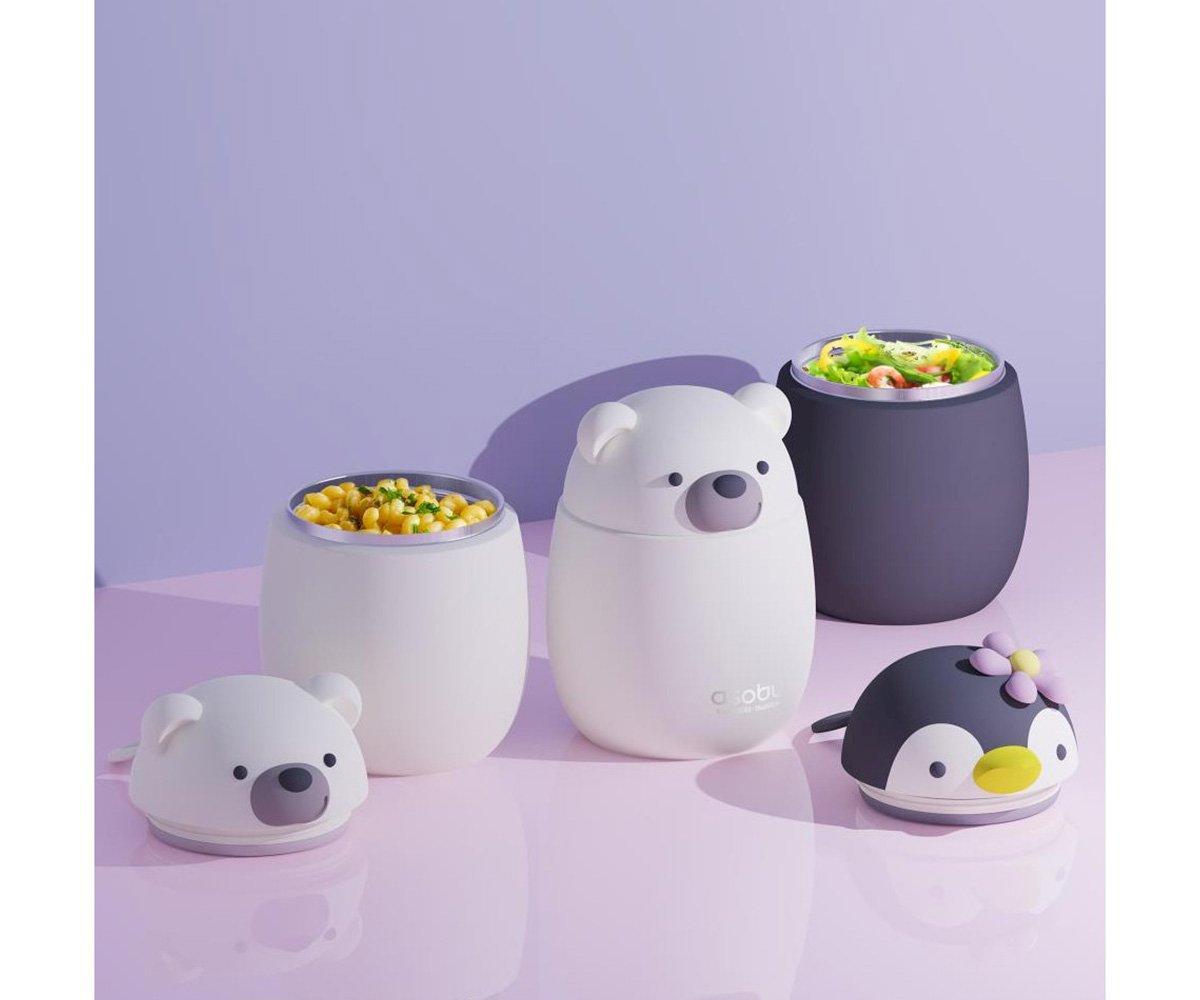 Thermos Alimenti Bestie Orso 600 ml Asobu