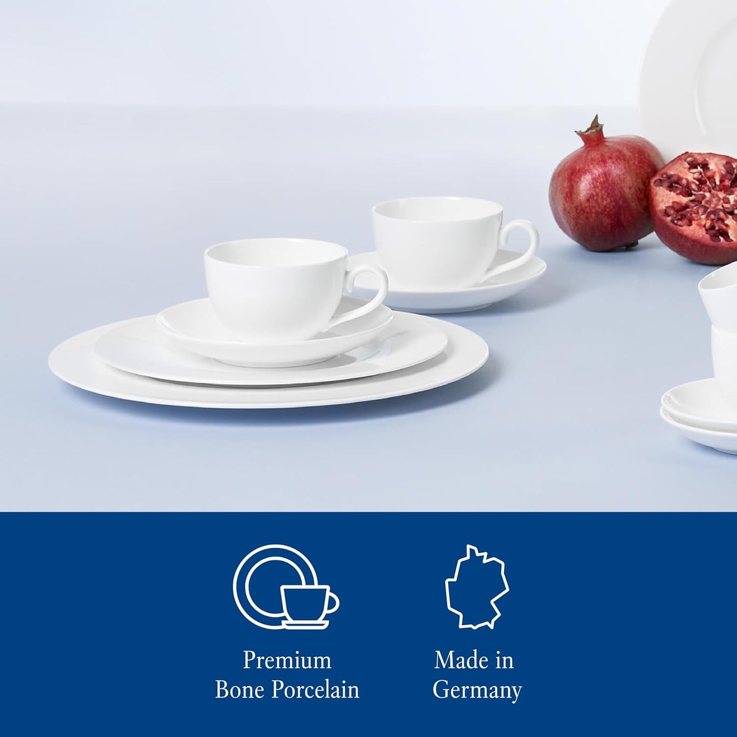 Villeroy & Boch Royal Tazza, 200 ml, Porcellana Premium Bone, Bianco