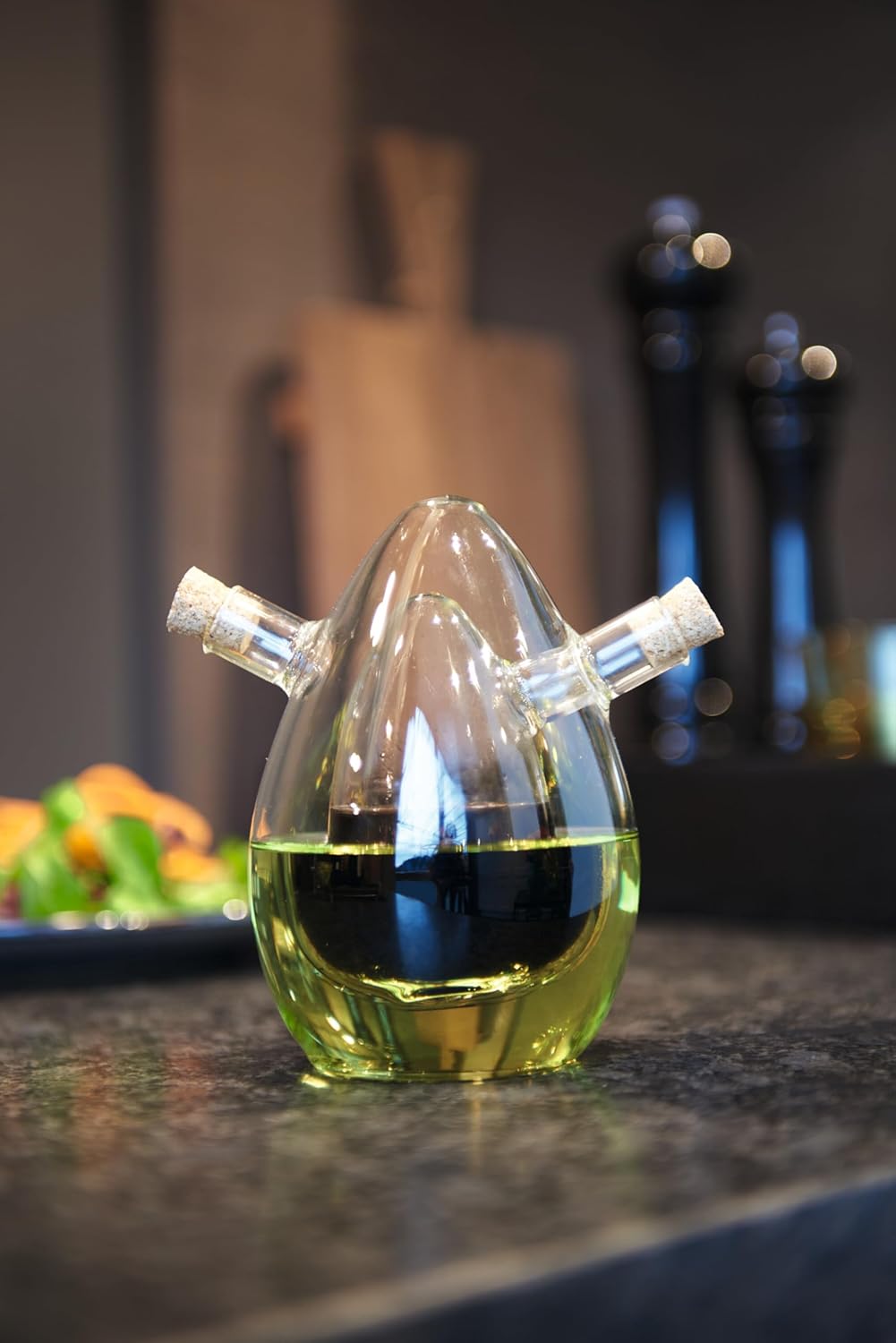 LEONARDO HOME CUCINA - Bottiglia 2 in 1, 15,7 cm, vetro