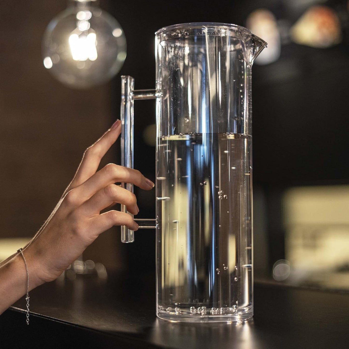 Guzzini - Caraffa 110 in Bio-based plastic, trasparente, "Icons"