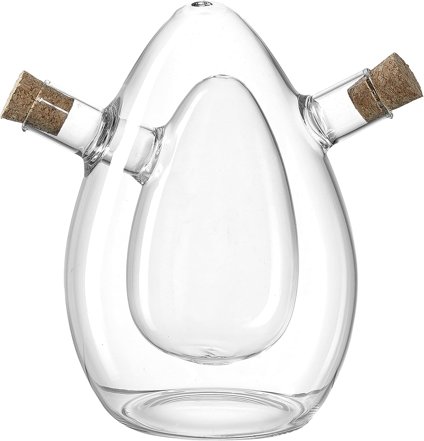 LEONARDO HOME CUCINA - Bottiglia 2 in 1, 15,7 cm, vetro