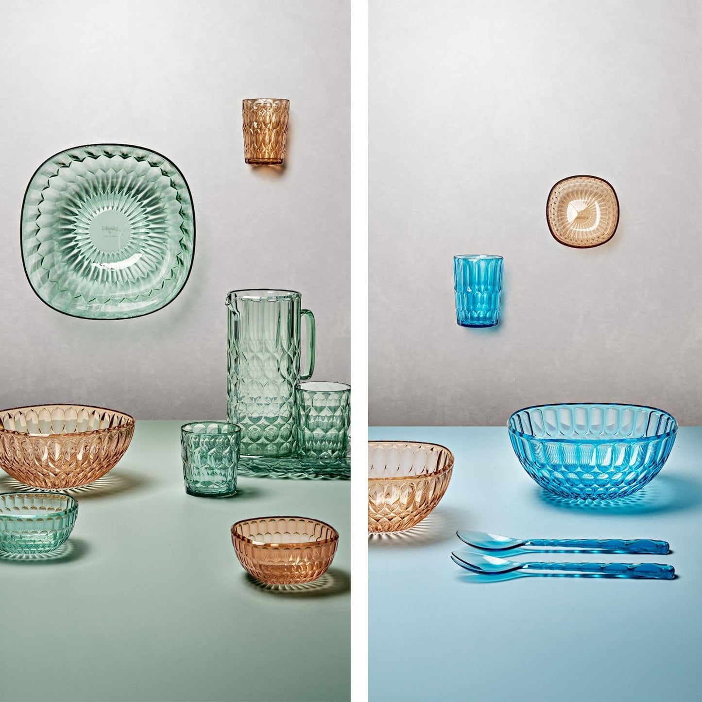 Guzzini - Vanity, Caraffa con coperchio Verde Matcha in Bio-based SAN e Bio-based SMMA - ARIA