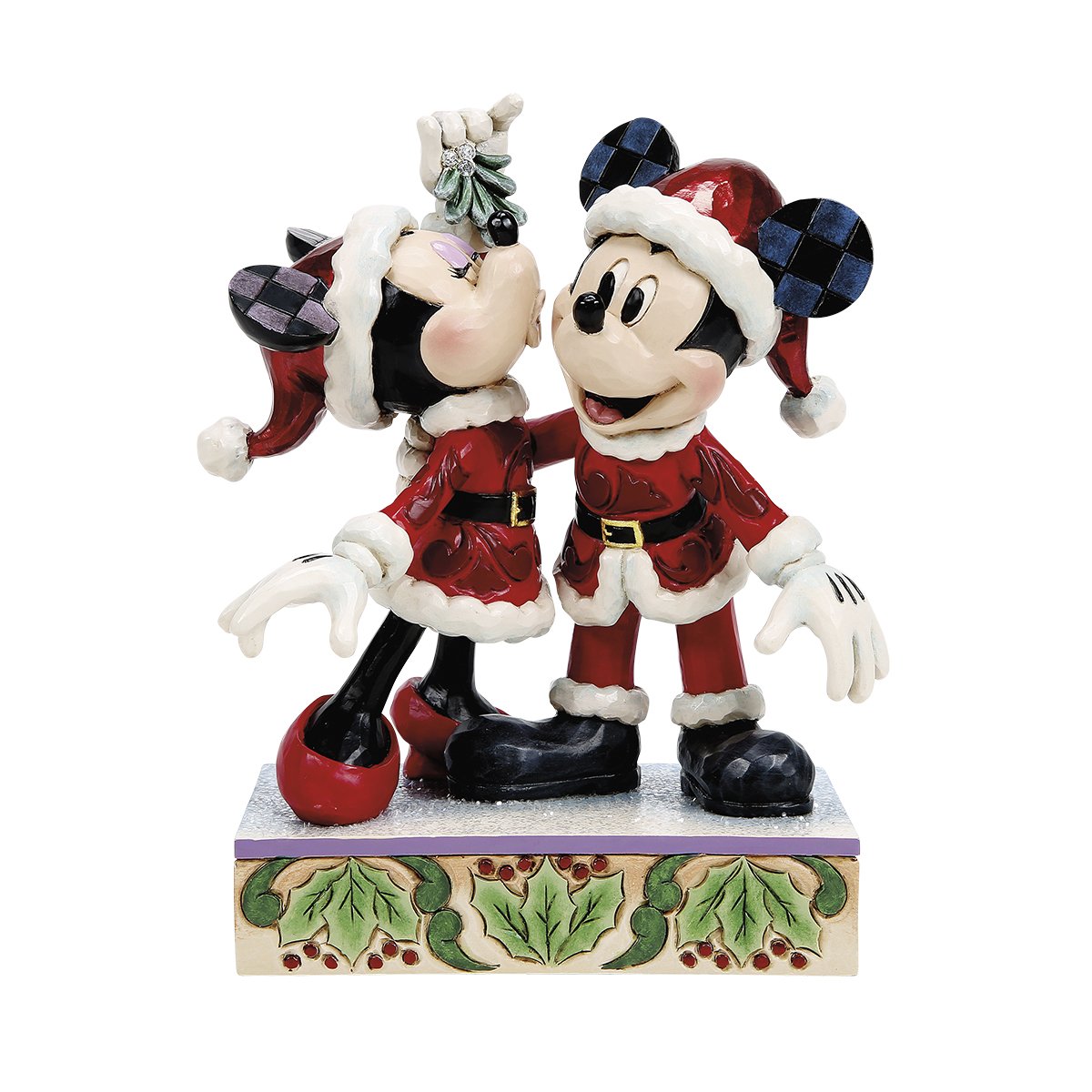 Disney Traditions Enesco Topolino e Minnie sotto il Vischio