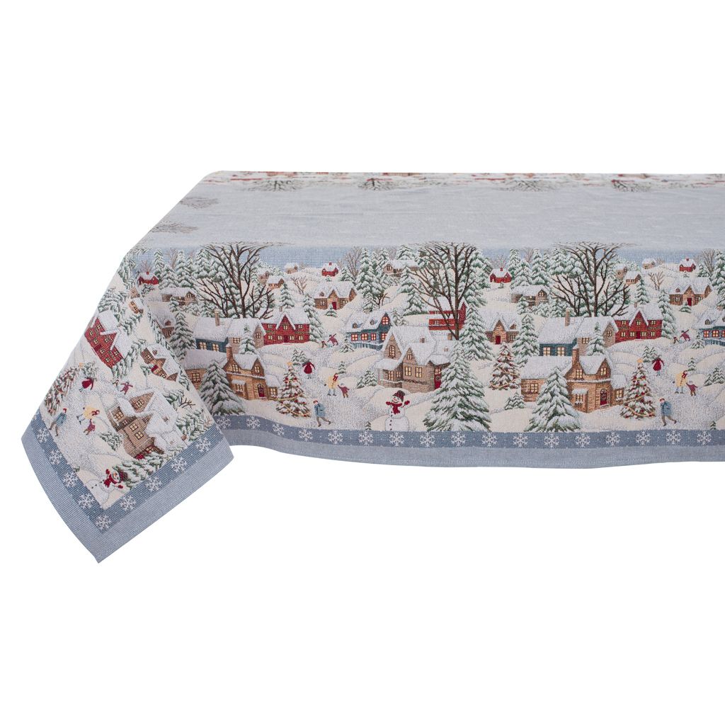Blanc Mariclo tovaglia / copritavolo gobelin serie Borgo Alpino cm. 140x200