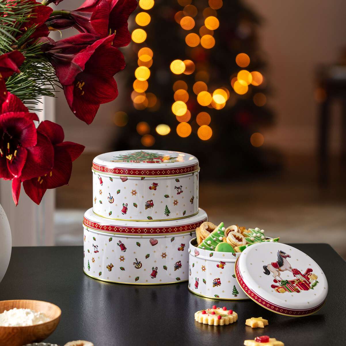 Villeroy & Boch Winter Collage Set di biscottiere
