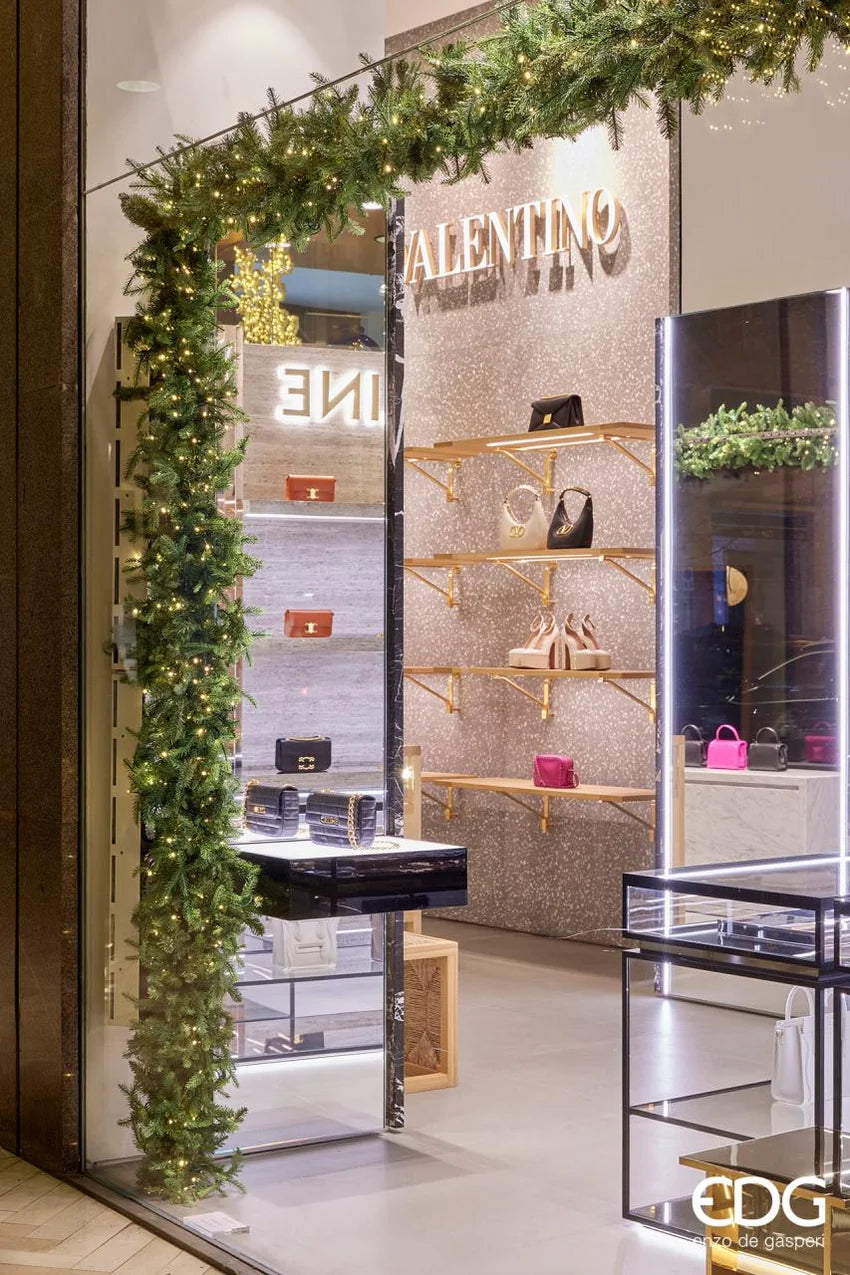 EDG Enzo De Gasperi Festone Natalizio 270 cm Pino Lux 270 Led