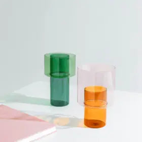 Ichendorf Vaso grande B ambra-rosa 32cm