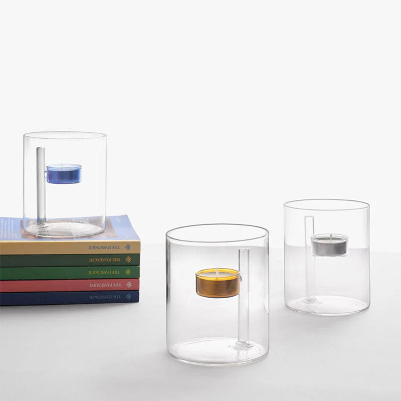 Ichendorf Milano Portacandela Tealight Iris Trasparente H12
