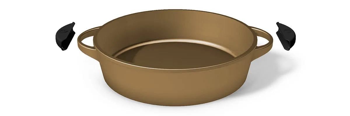 Luchetti -K360 – Tegame antiaderente Ø 28 cm in alluminio pressofuso