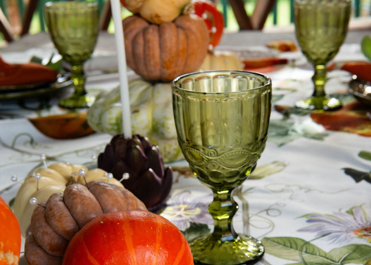 TESSITURA TOSCANA TELERIE KURBIS RUNNER TAVOLO VIS A VIS DI LINO 50X170