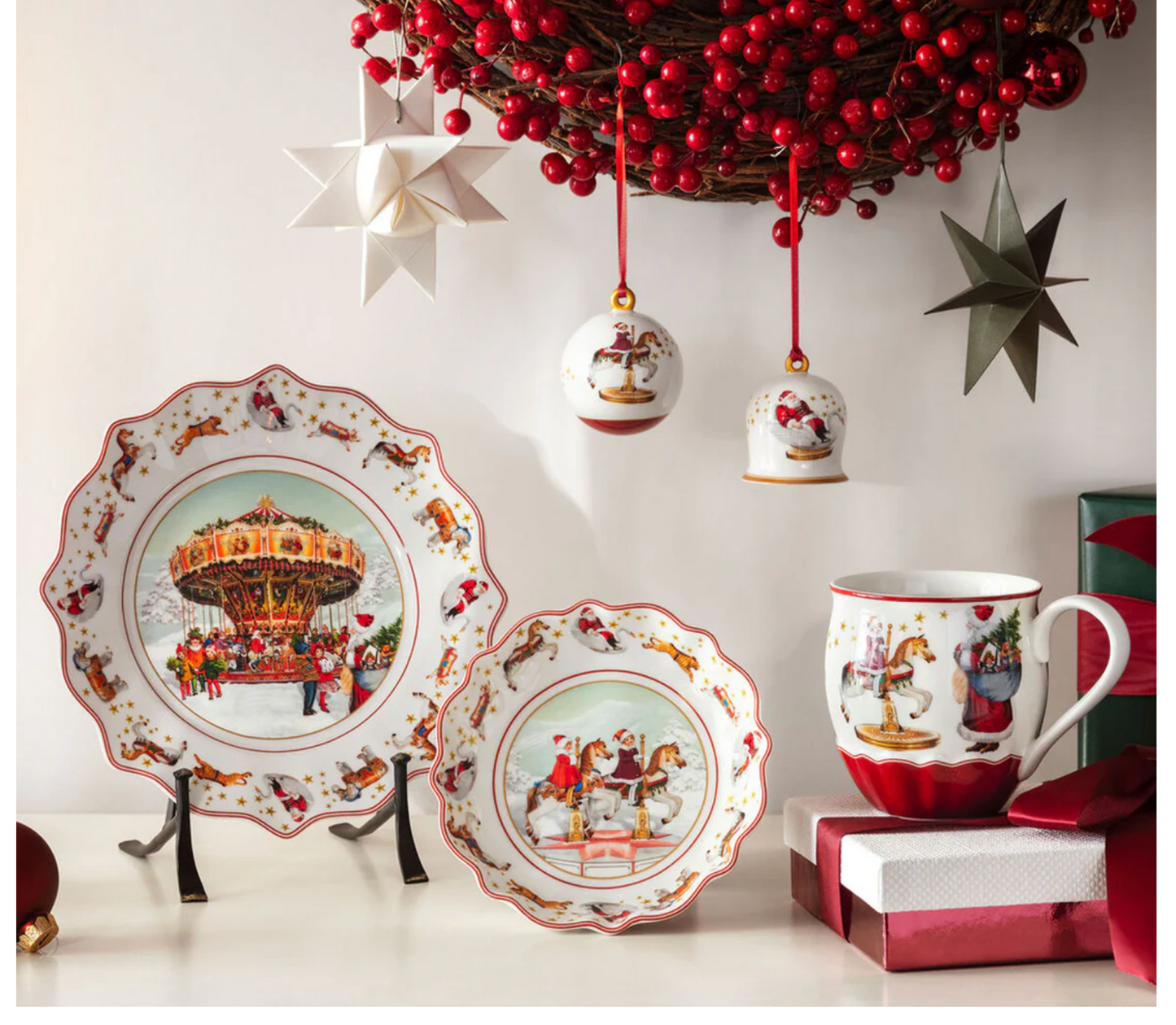 Villeroy & Boch Annual Christmas Edition Mug Dell'Anno in Porcellana