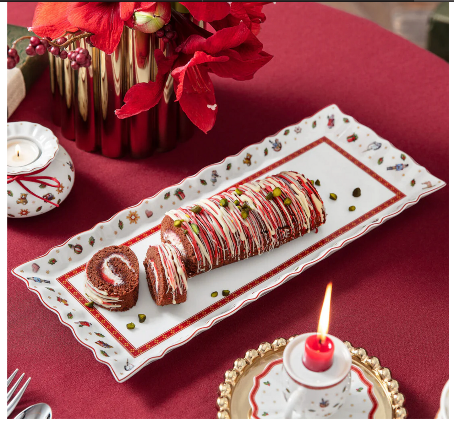 Villeroy & Boch Toy's Delight Vassoio in Porcellana Rettangolare