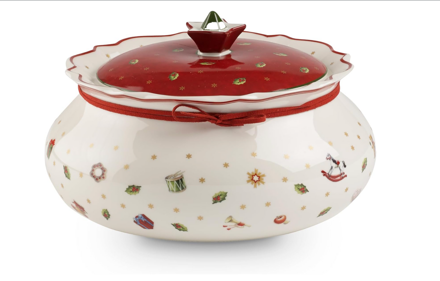 Villeroy & Boch Toy's Delight Barattolo Piccolo, Porcellana, Bianco/Multicolore, 10x13x13 cm