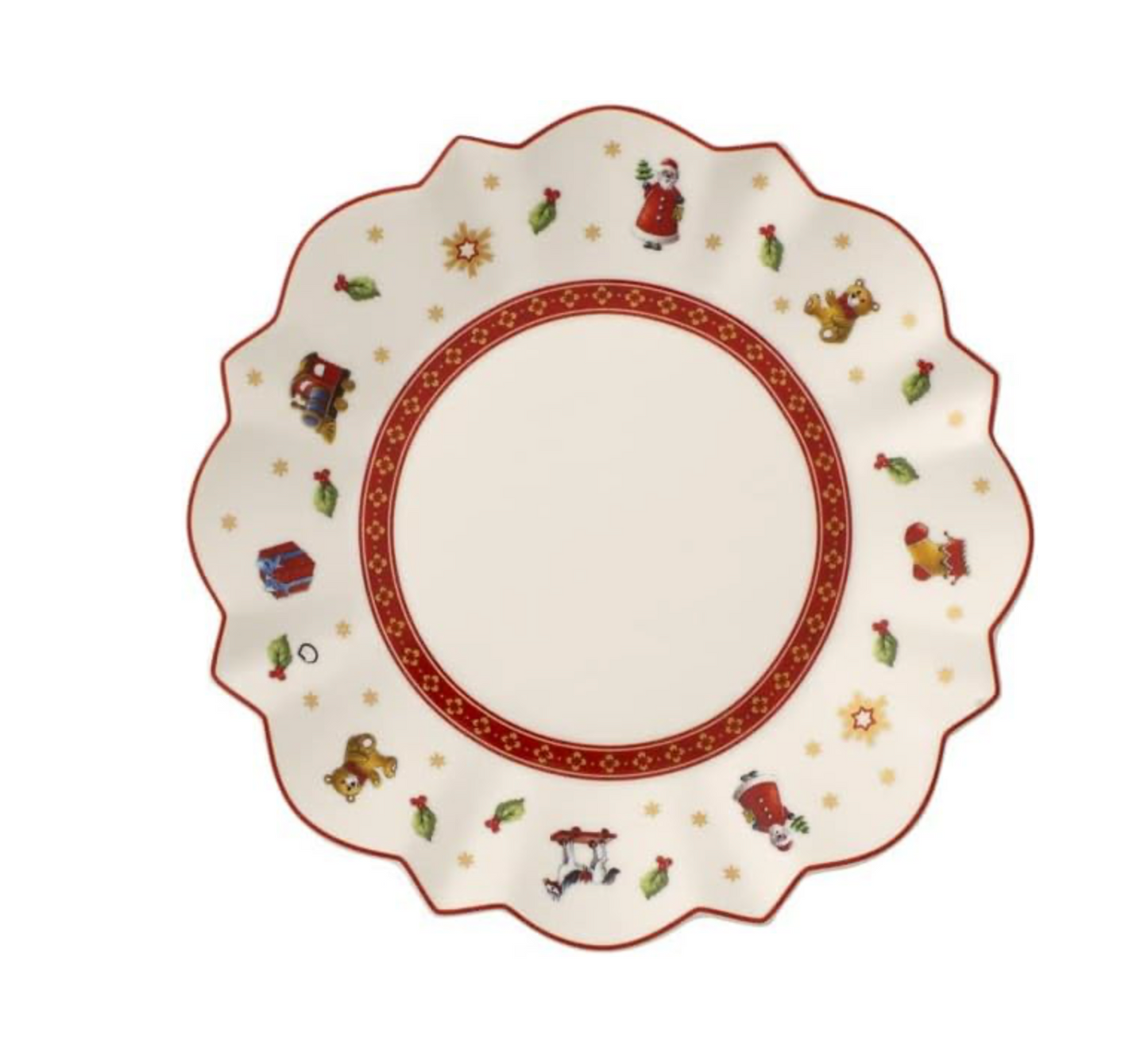 Toy's Delight Piatto da Pane Bianco, Porcellana Premium
