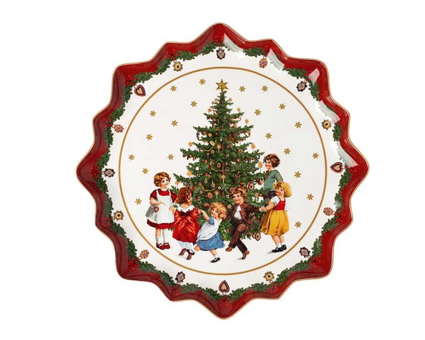 Piatto da Pasticceria, 0.88 Litri, Porcelain, Multicolore