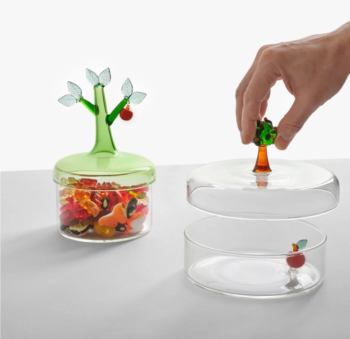 Ichendorf Milano Red Apple Scatola Mela in Vetro Borosilicato