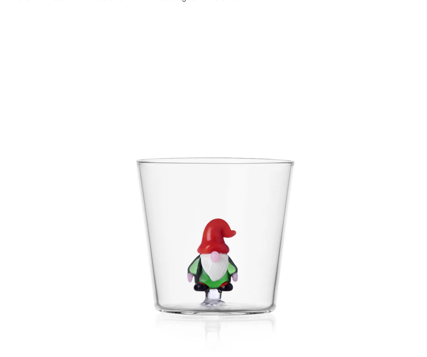 Ichendorf Milano Christmas Tales Set 2 Tumbler Gnomo in Vetro Borosilicato