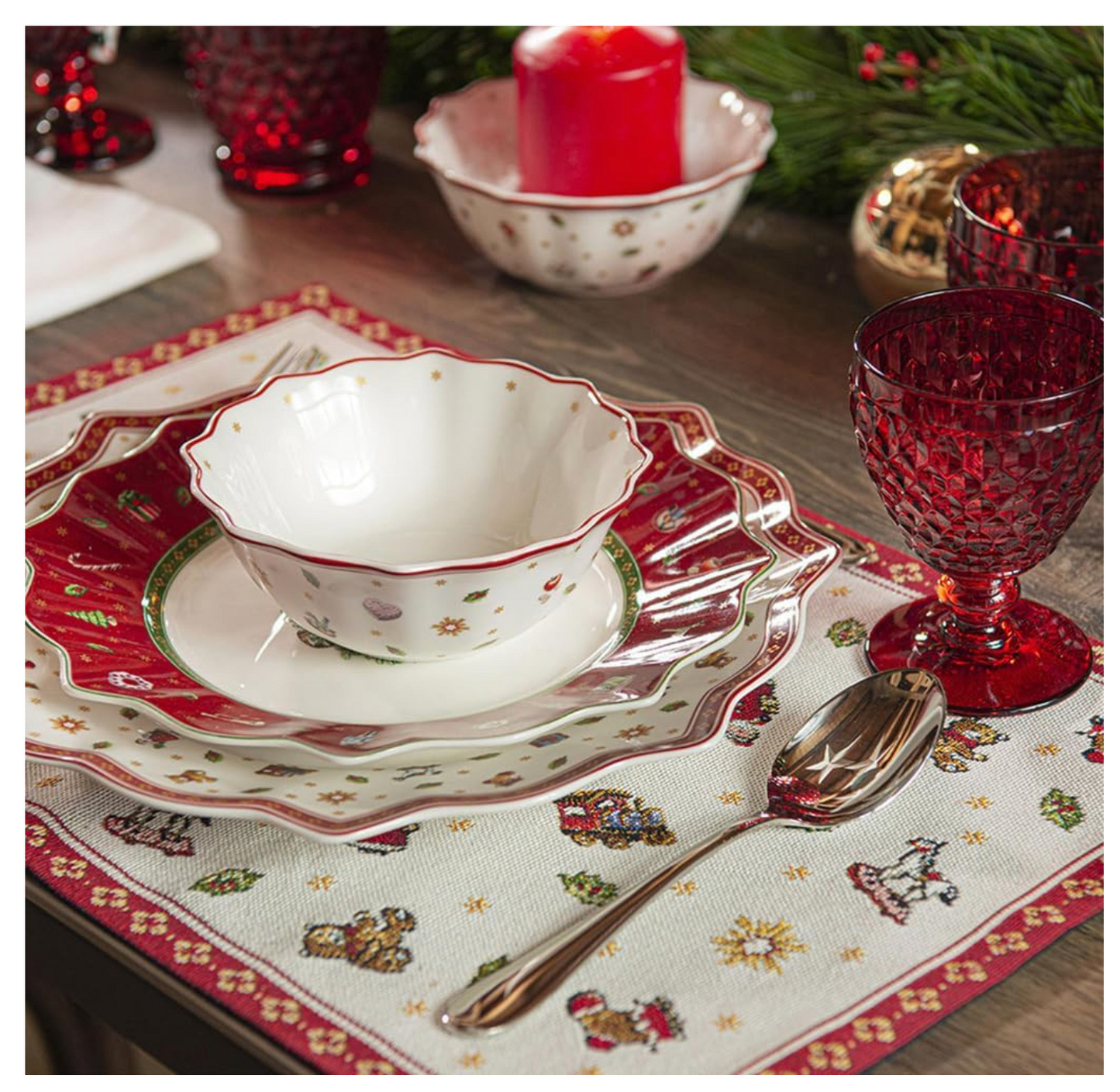 Villeroy & Boch Piatto Colazione, Rosso