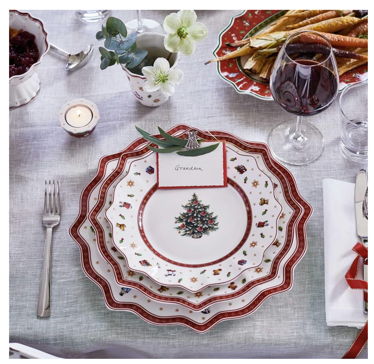 Villeroy & Boch Toy's Delight Piatto Piano, 29 cm, Bianco/Multicolore