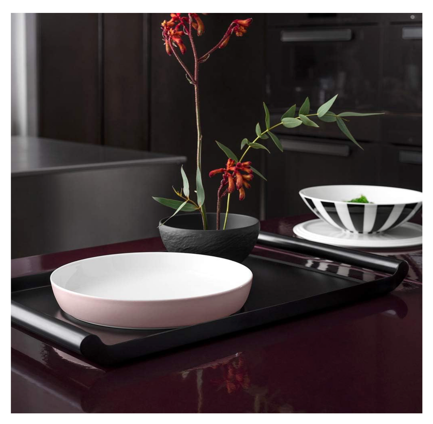 Villeroy & Boch - La Boule Memphis, set da tavola 7 pezzi per due persone, Porcellana Premium