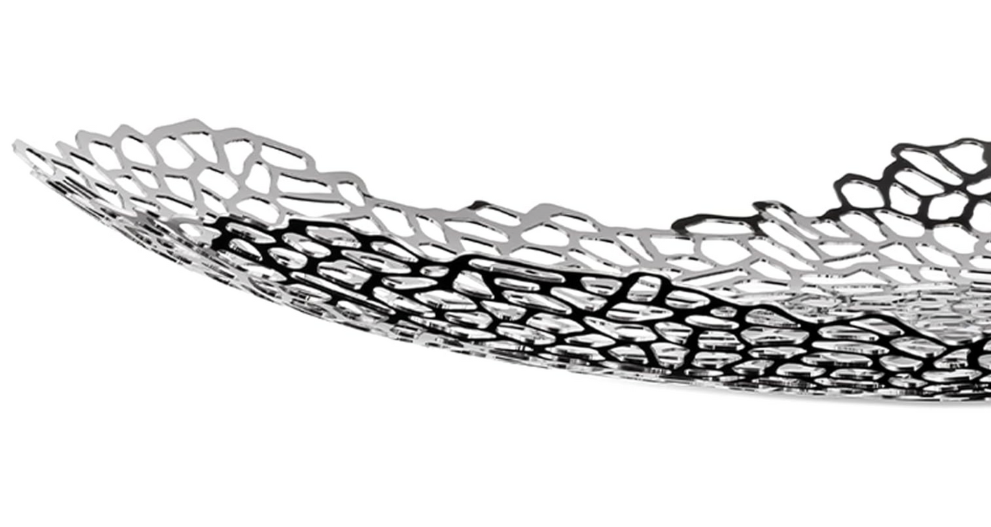 Alessi Officina Opus Centrotavola, Acciaio Inossidabile 18/10, Argento